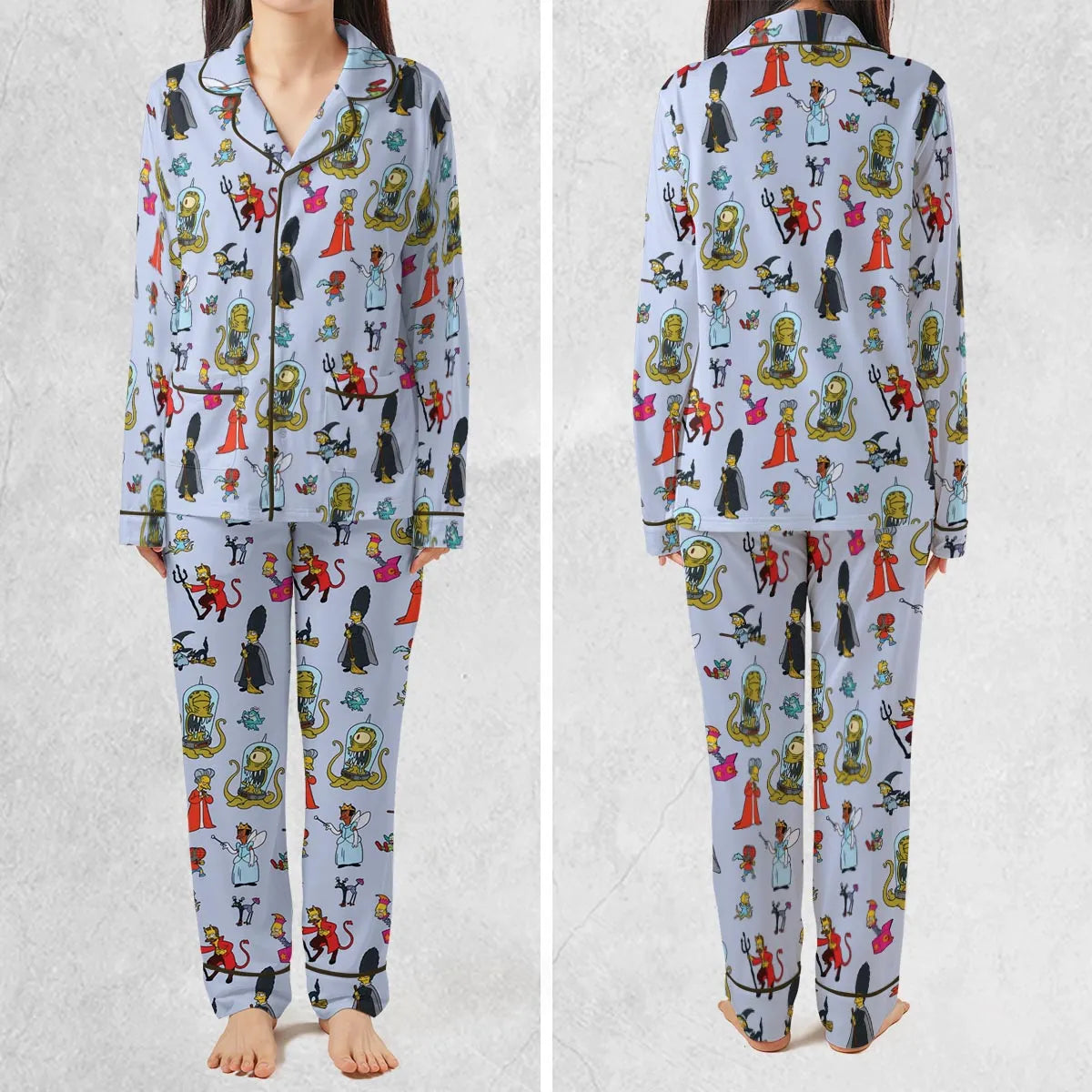 Halloween Costume The Simpsons Pajamas Set
