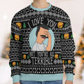 I Love You Bob's Burger Ugly Christmas Sweatshirt