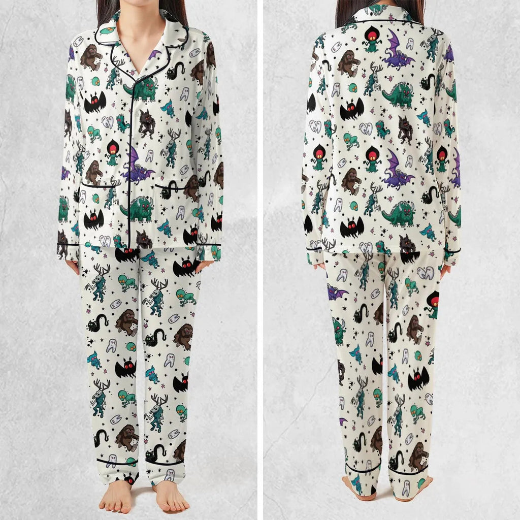 Cryptids of the Americas Cryptozoology Cryptids Monster Pajamas Set