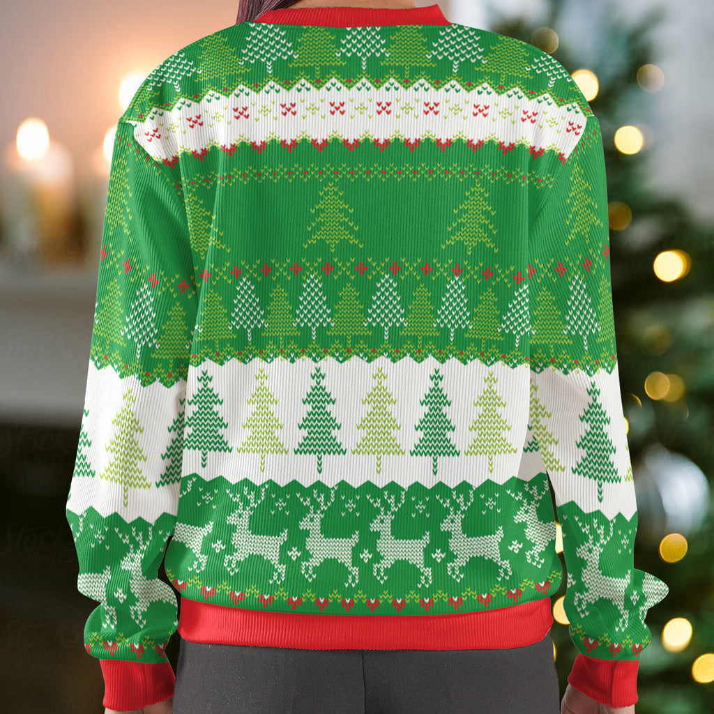 Here's To You Dad Ugly Christmas Sweatshirt