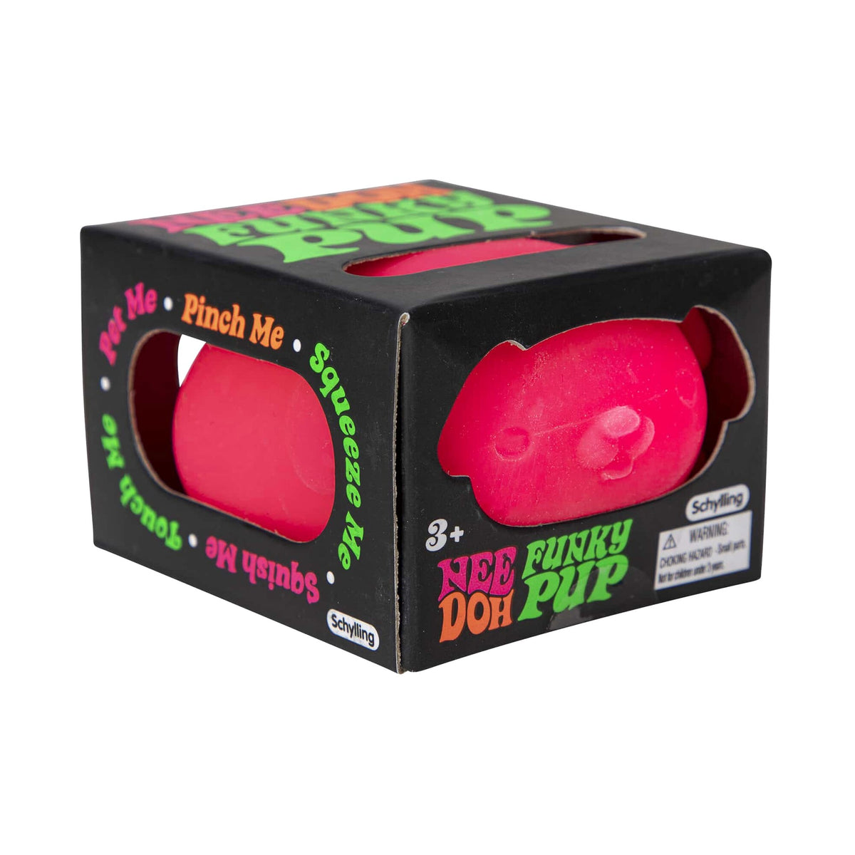 Neon Puppy Squeeze Toy
