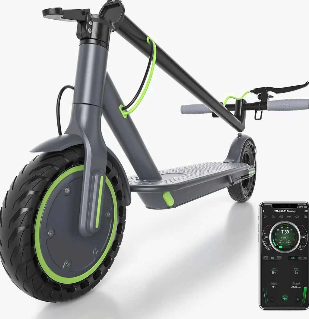 Roinside Electric Scooter, 8.5 in Solid Tires, 350W, 19 MPH, 21-23 Miles - UP12 Plus