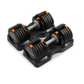 NordicTrack Select-A-Weight Adjustable Dumbbell Set, 55 lb Each