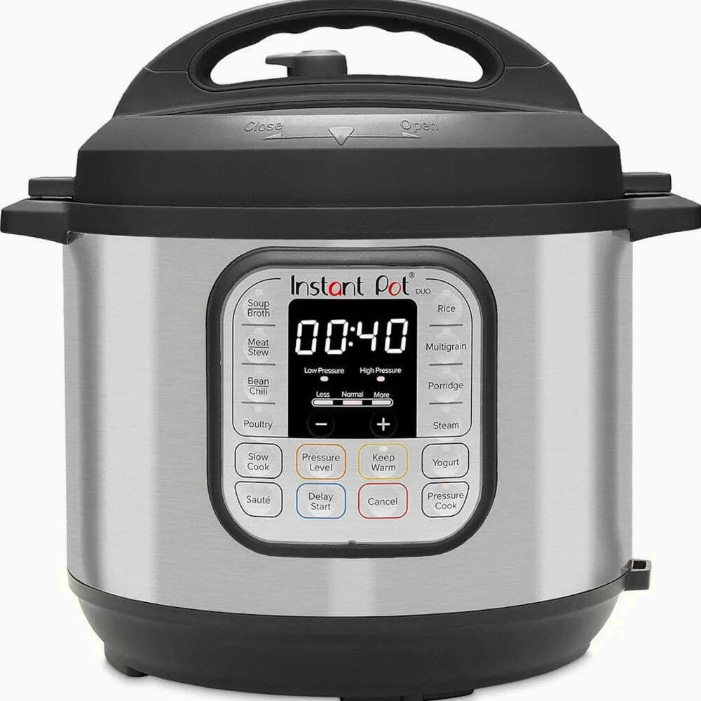 Instant Pot Duo Electric Pressure Cooker, 8 qt, Stainless Steel