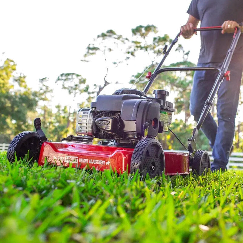 Hyper Tough 20-Inch Gas Push Lawn Mower, 125cc Briggs & Stratton Engine