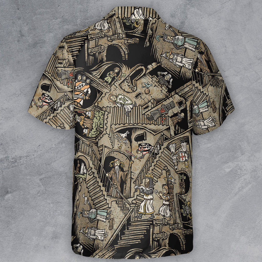 Monty Escher’s Relativity Button Down Shirt
