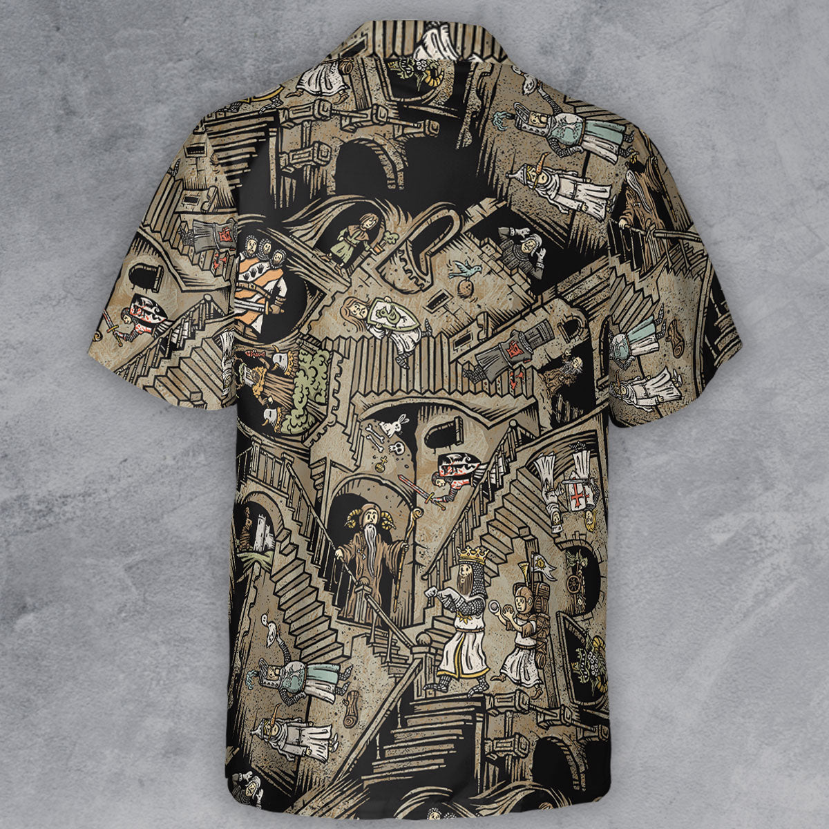 Monty Escher’s Relativity Button Down Shirt