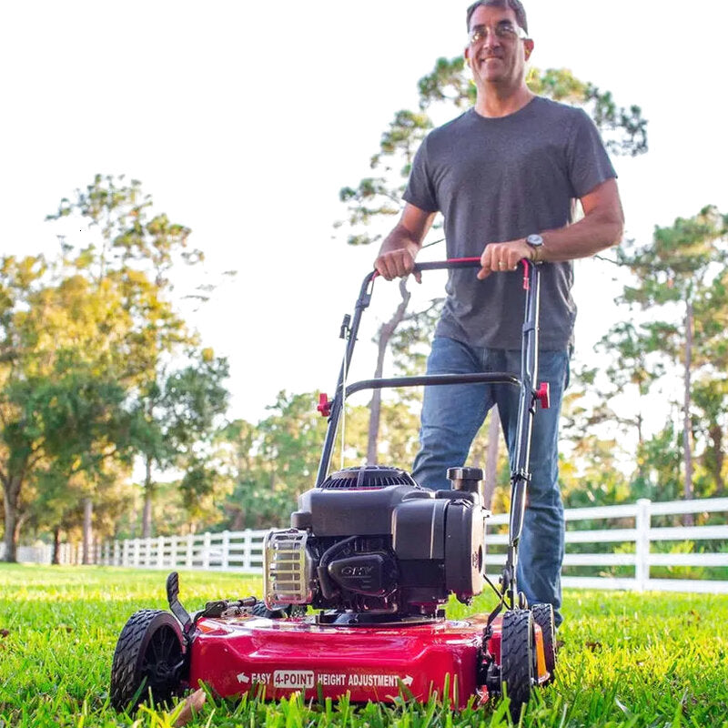 Hyper Tough 20-Inch Gas Push Lawn Mower, 125cc Briggs & Stratton Engine