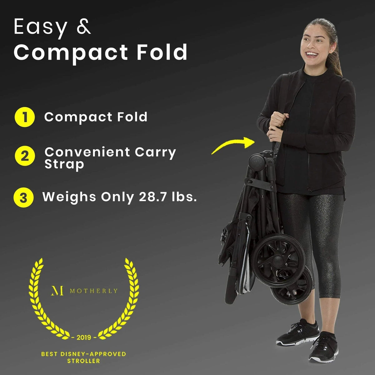 Jeep Destination Ultralight Side x Side Double Stroller, 80 Pounds Total - Destination