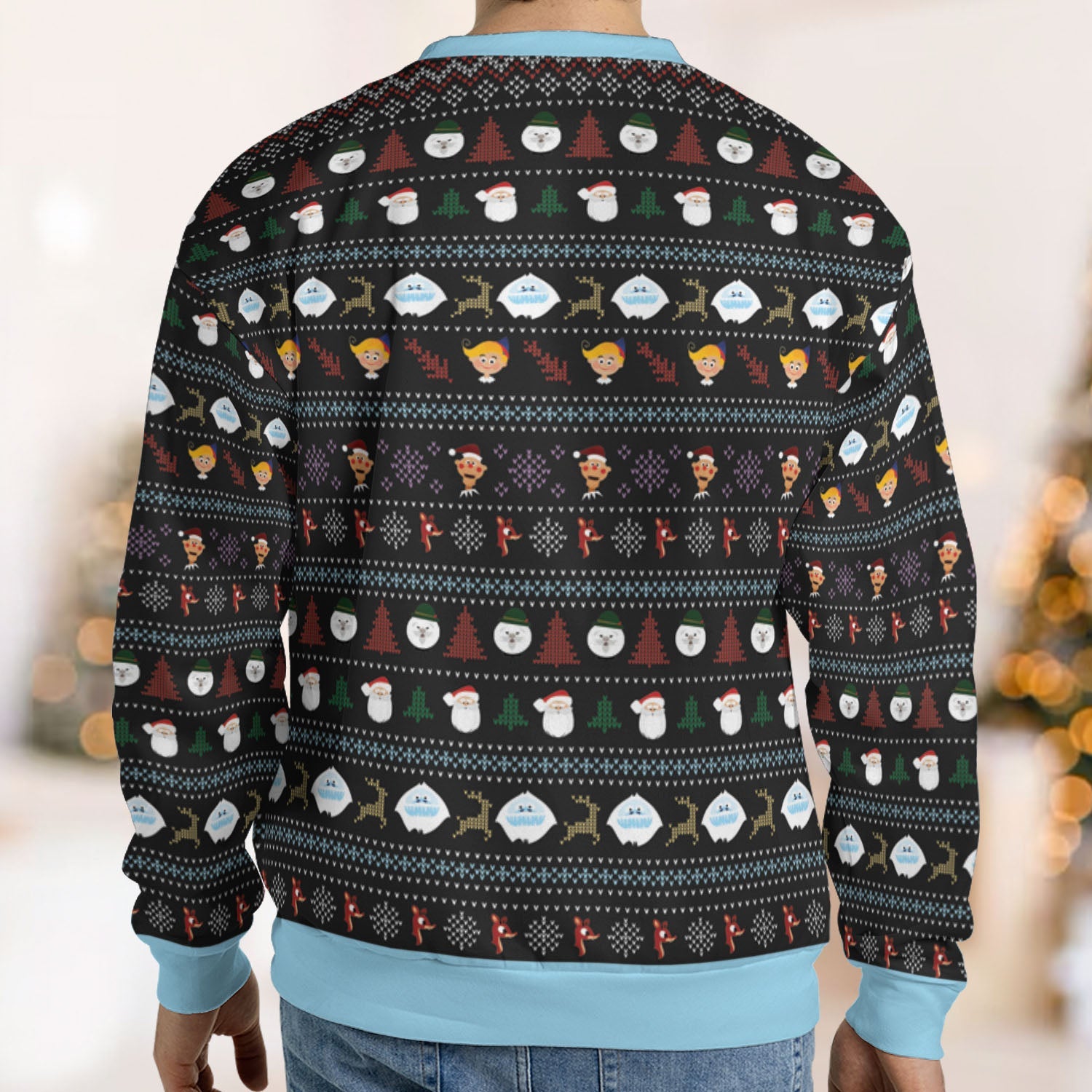 Stone Cold Snowman Rudolph Red Nosed Reindeer Ugly Christmas Sweatshirt