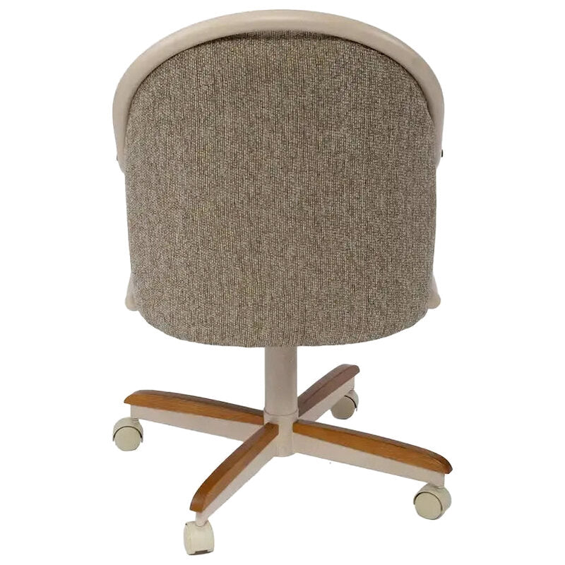 Swivel And Tilt Rolling Caster Chair With Cushioned Seat - Casual Dining Office Or Home Use