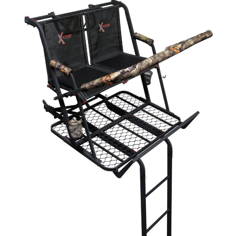 X-Stand Two-Person Ladder Stand, 20 ft - Jayhawk