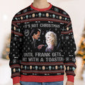 Hit With A Toaster Scrooged Ugly Christmas Sweatshirt