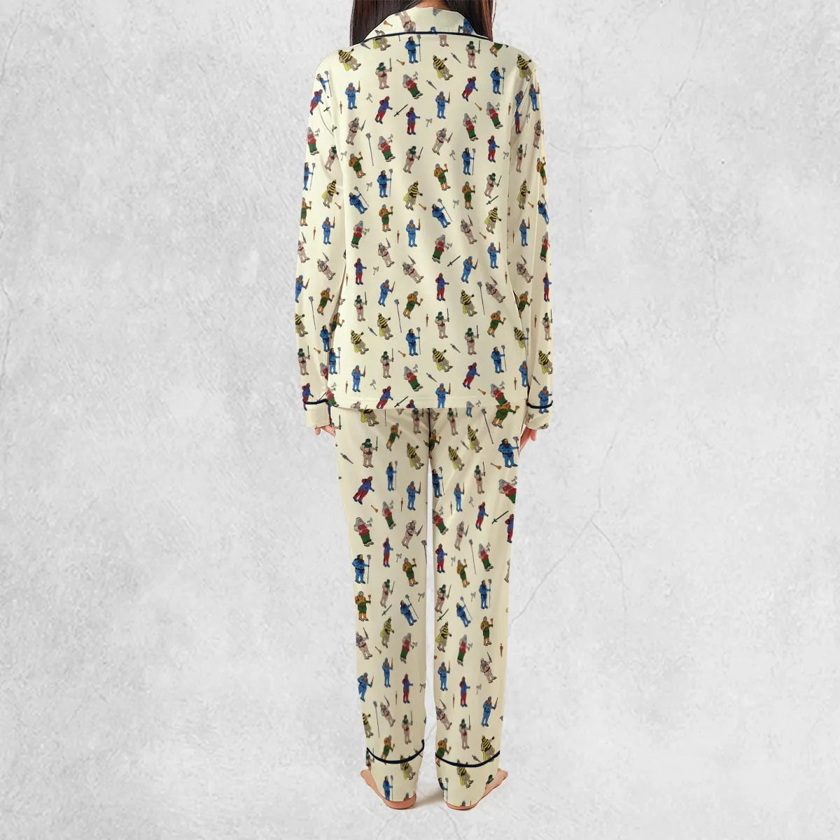 Carl In Masters Of The Universe Pattern Pajamas Set