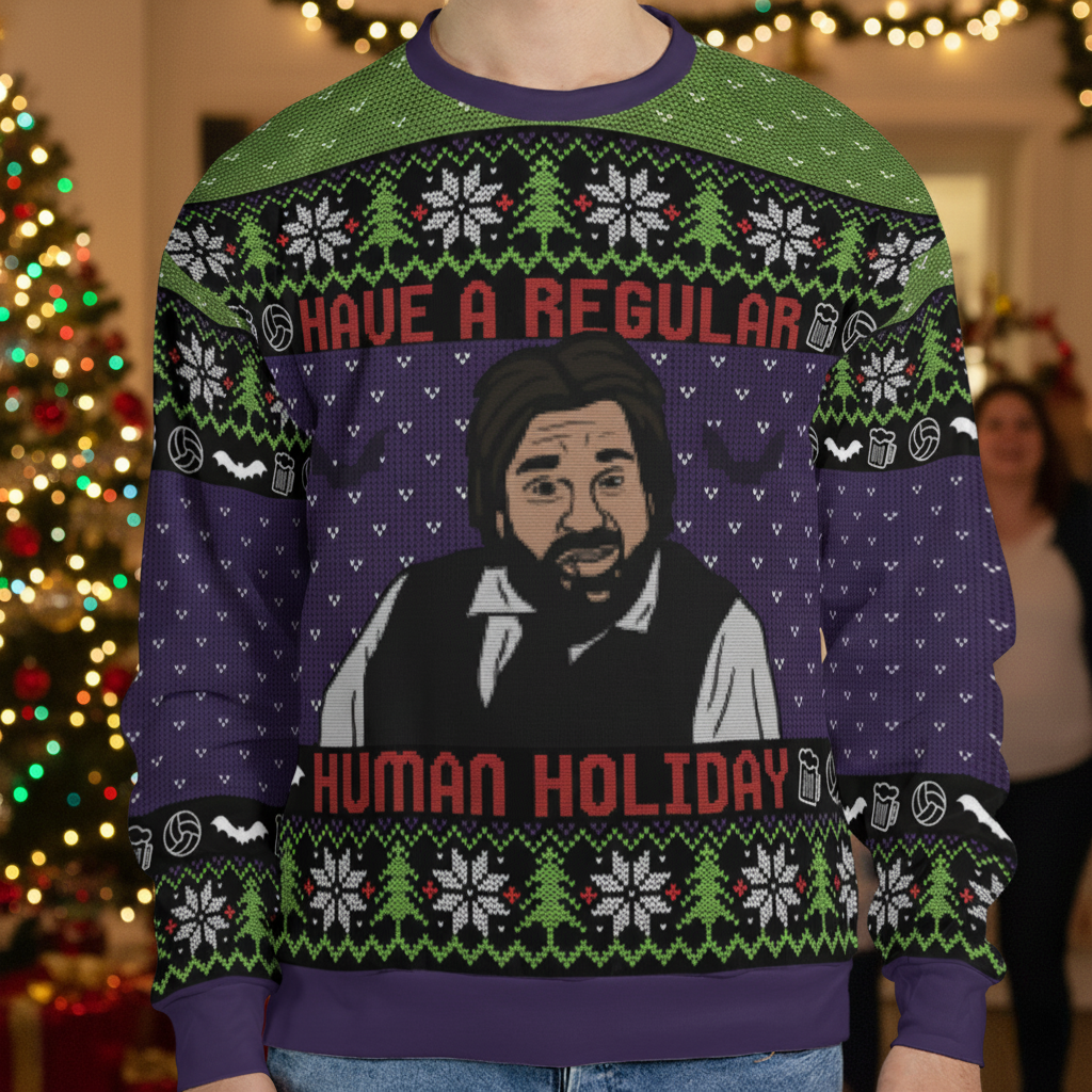 Regular Human Holiday Ugly Christmas Sweatshirt