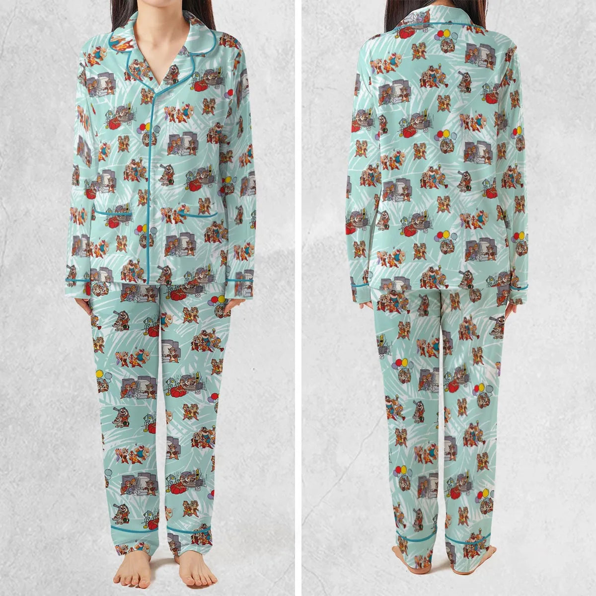 Rescue Team Chip 'n Dale Rescue Rangers Pajamas Set