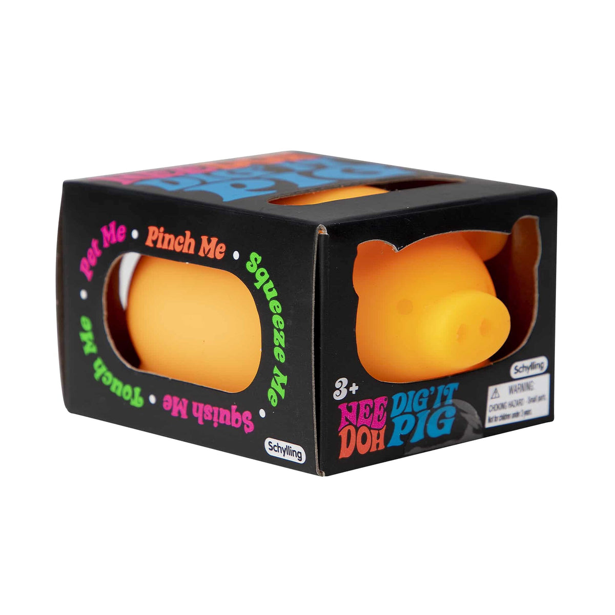 Neon Pig Squeeze Toy