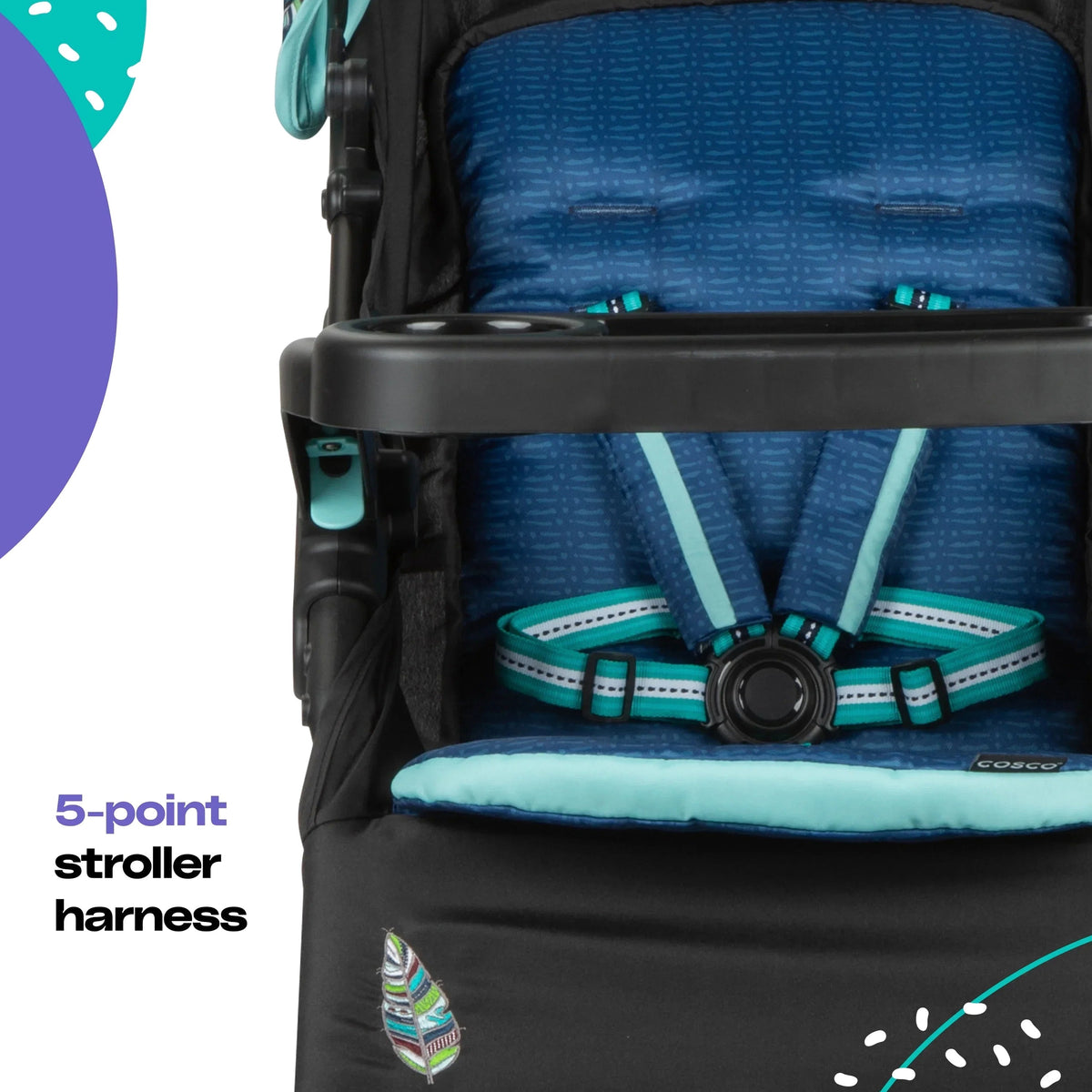 Cosco Kids Lift & Stroll DX Travel System, Gray Arrows - DX
