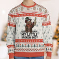 God Save My Little Broken Body Ugly Christmas Sweatshirt