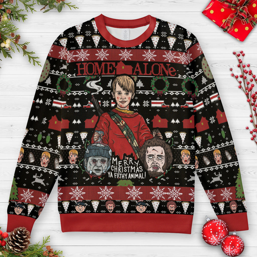 Surprise Gift Home Alone Ugly Christmas Sweatshirt