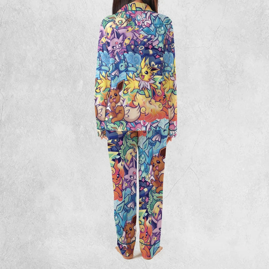 Evolutionary line of Eevee Pokemon Pajamas Set