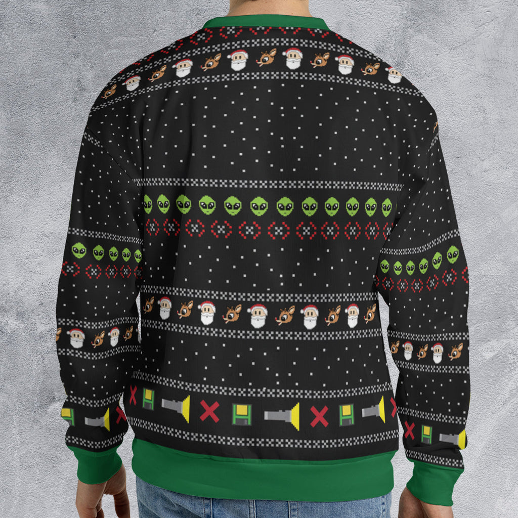 Santa is Out There Ugly Christmas Sweatshirt