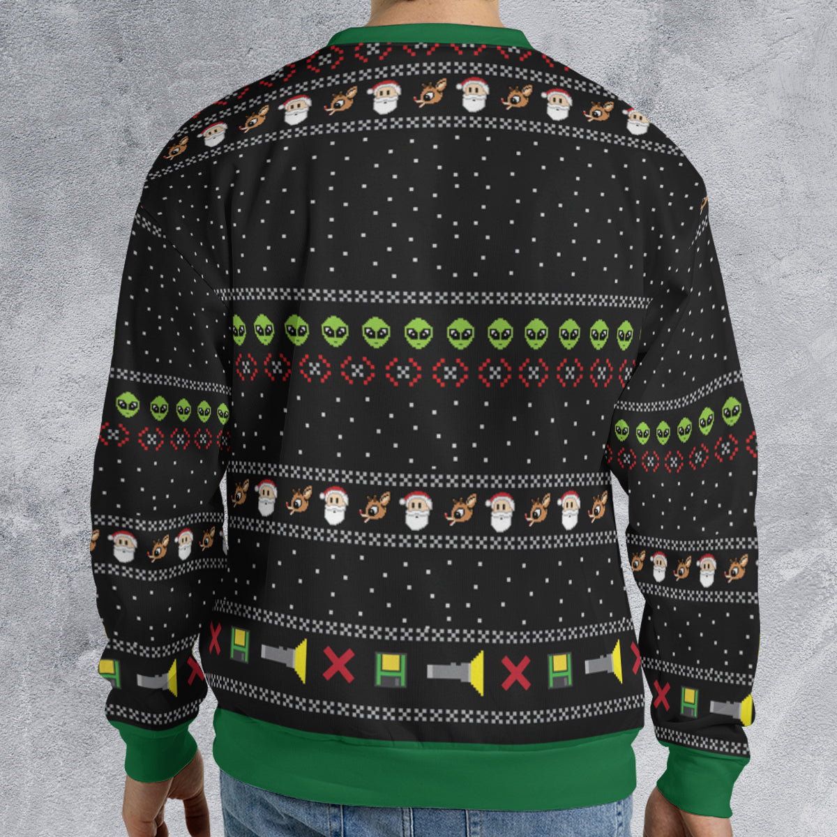Santa is Out There Ugly Christmas Sweatshirt