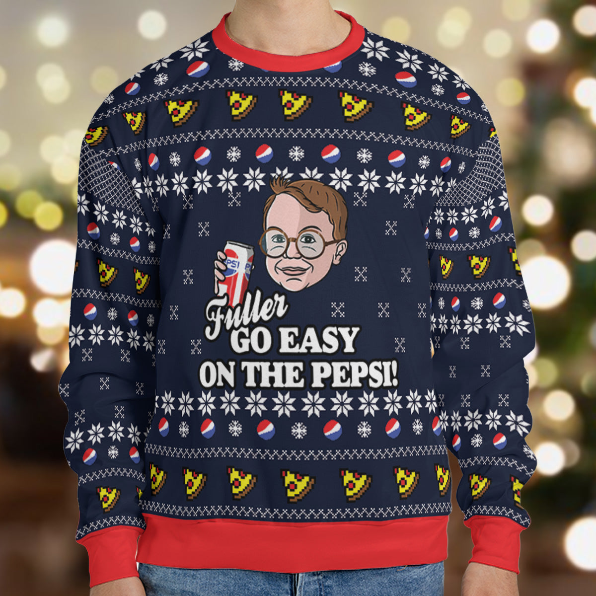 Pepsi Boy Fuller Home Alone Ugly Christmas Sweatshirt