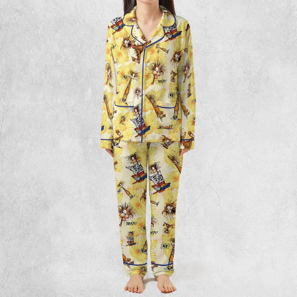 Bill The Cat Bloom County Pajamas Set
