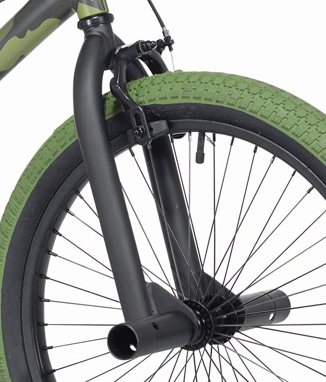 Kent BMX Kids Bicycle 20in Green Camouflage - Incognito