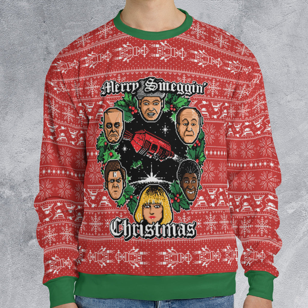 Merry Smeggin' Christmas Ugly Christmas Sweatshirt