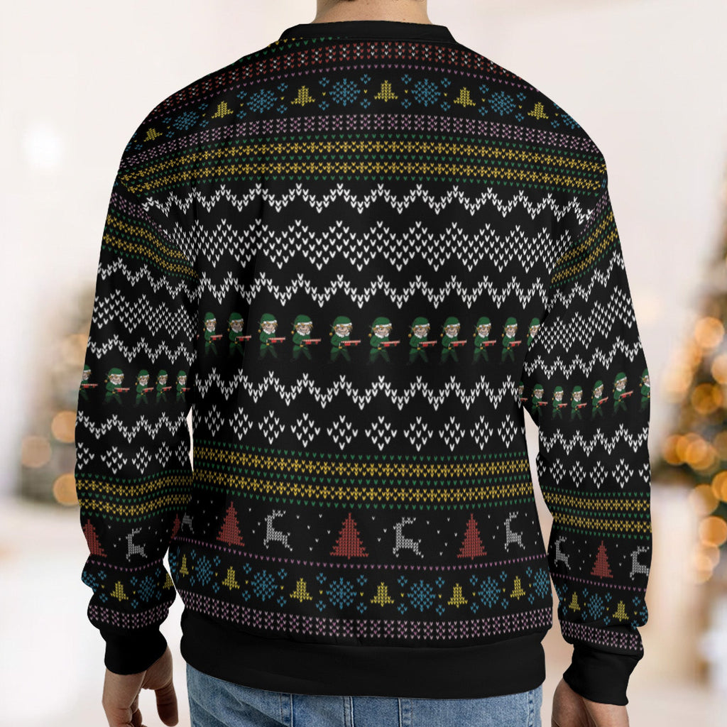White Christmas Ugly Christmas Sweatshirt