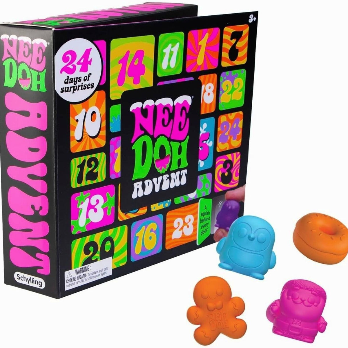 Holiday Countdown with Mini Squeeze Toys