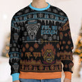 Snow And Heat A year without Santa Claus Ugly Christmas Sweatshirt