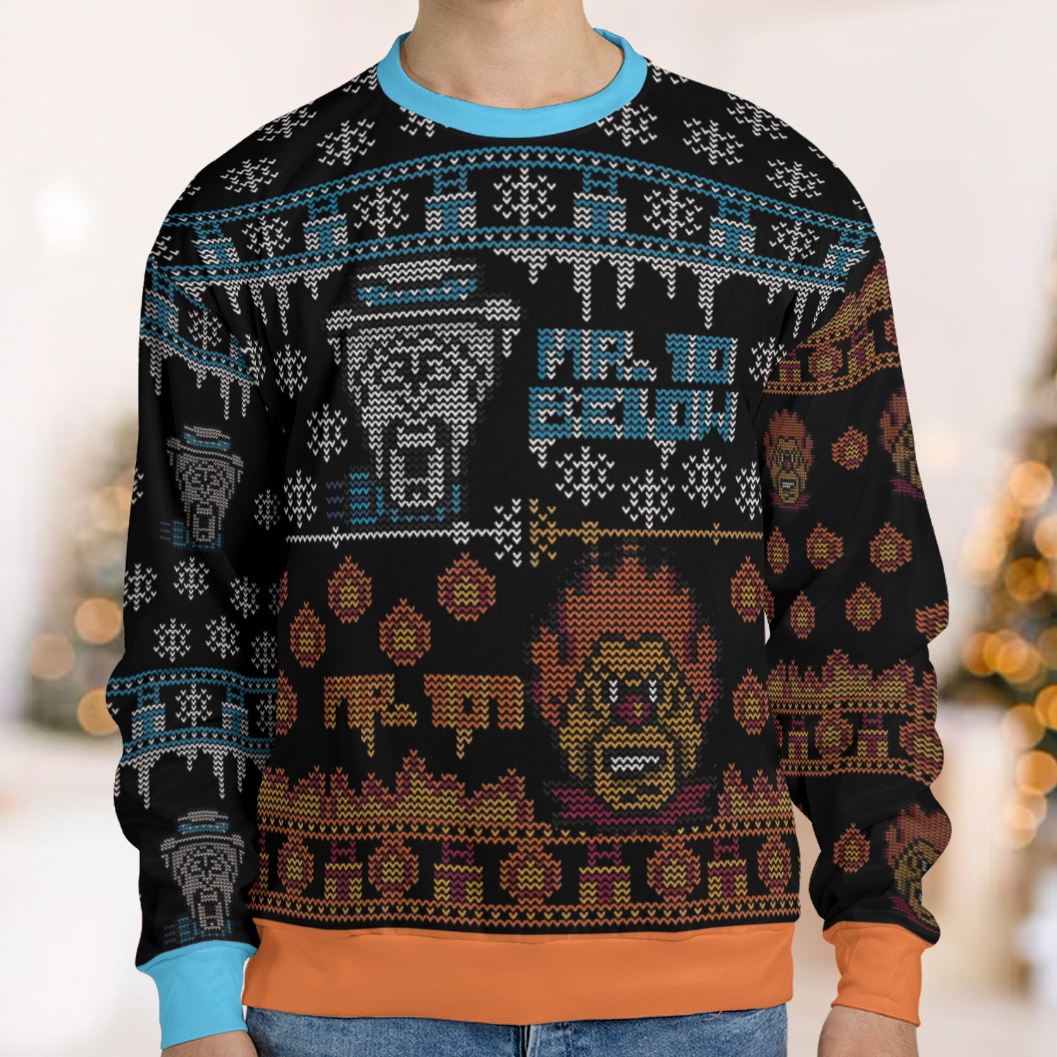 Snow And Heat A year without Santa Claus Ugly Christmas Sweatshirt