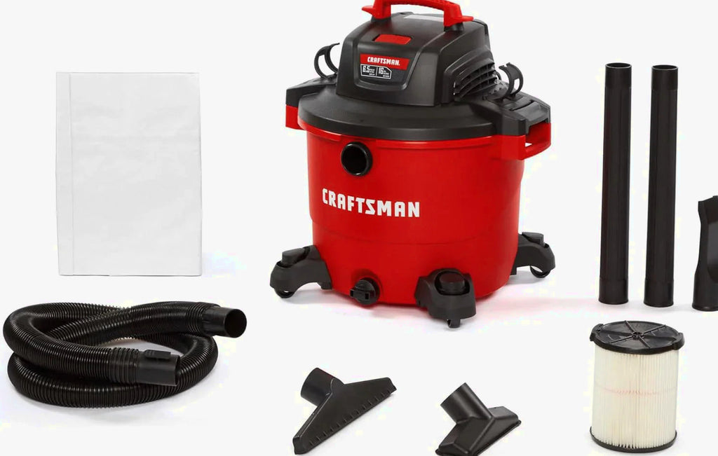 Craftsman 16 Gallon 6.5 Peak HP Wet/Dry Vac, Red - CMXEVBE17595
