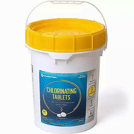 Member's Mark Chlorinating Tablets, 40 lb Pail, 3 inch - Step 2