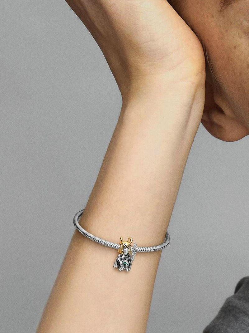 Horned Character Enamel Charm