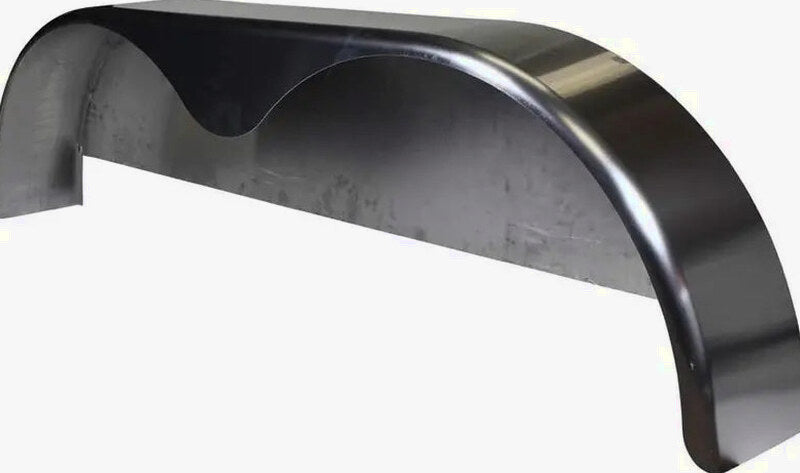Steel Tandem-Axle Trailer Fender 72 x 10-3/4 in, 2-Pack - Welded Back Plate Design