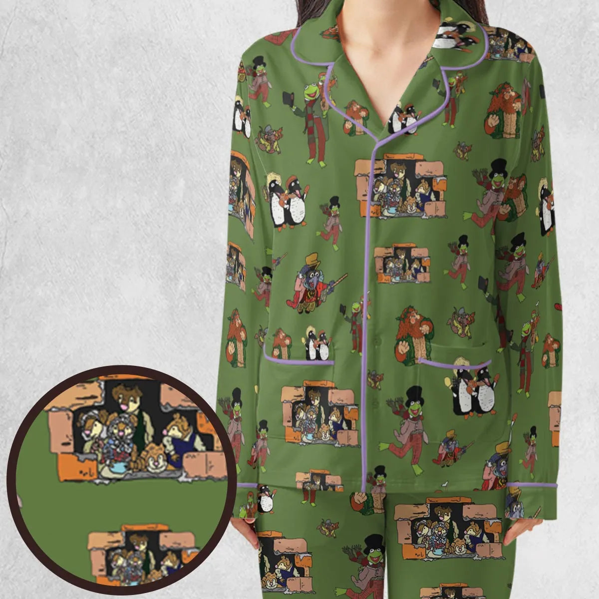 The Muppet Christmas Carol Characters Pajamas Set