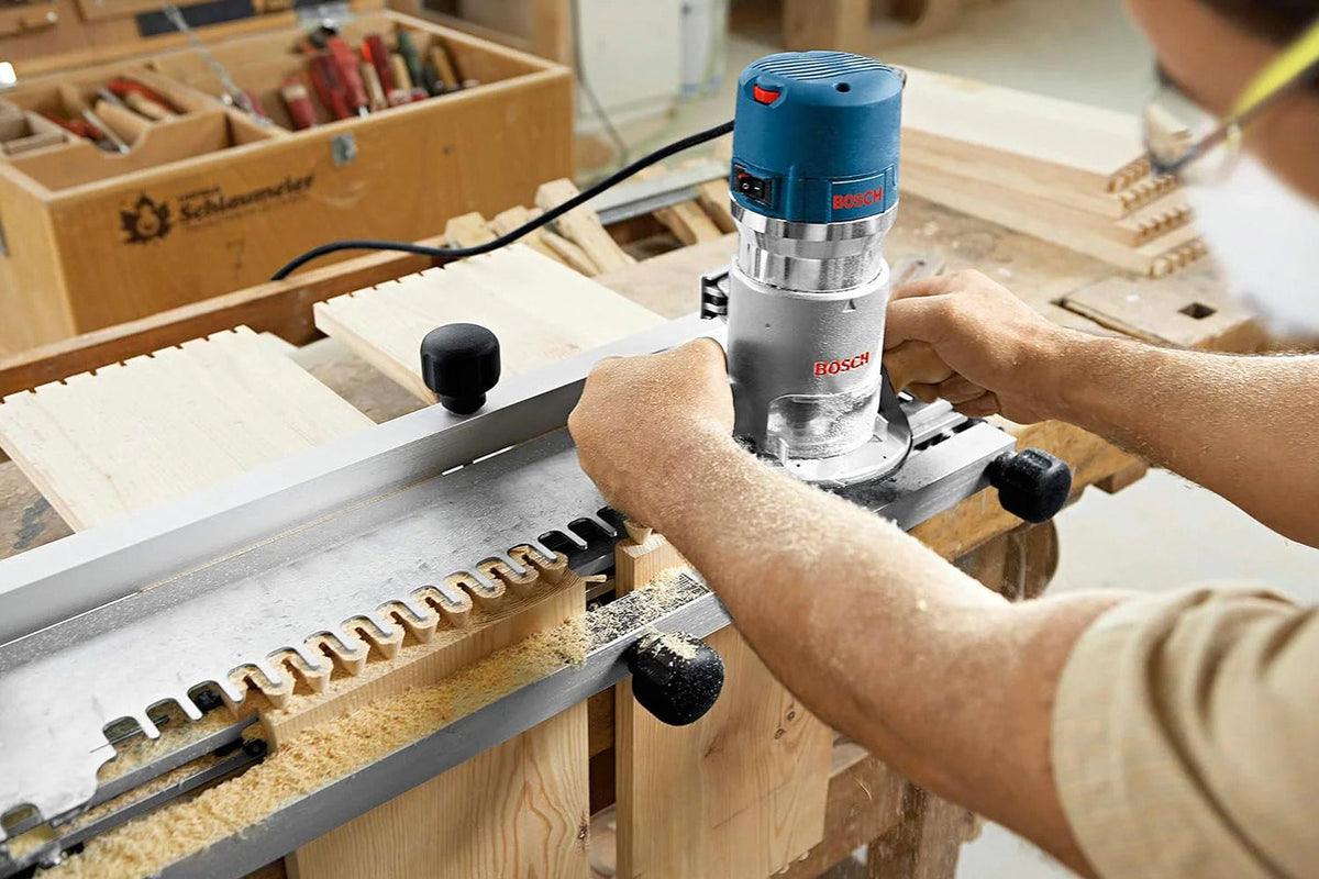 BOSCH Wood Router Tool Combo Kit, 12 Amp, 2.25 Horsepower - 1617EVSPK