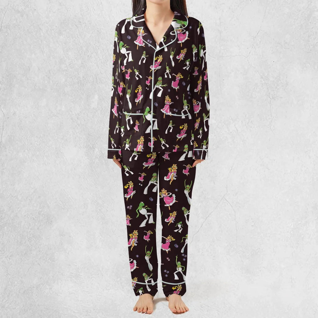 Disco Couple Kermit And Piggy The Muppet Show Pajamas Set