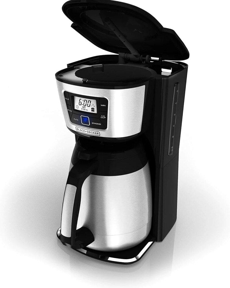 BLACK+DECKER 12-Cup Thermal Coffee Maker With Insulated Stainless Steel Carafe - CM2035B