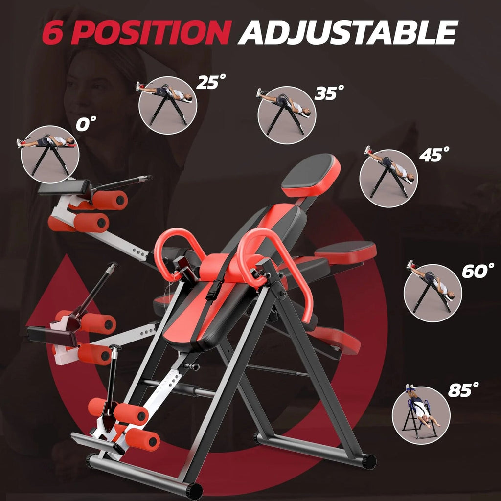 YOLEO Adjustable Inversion Table - 300-Pound Capacity