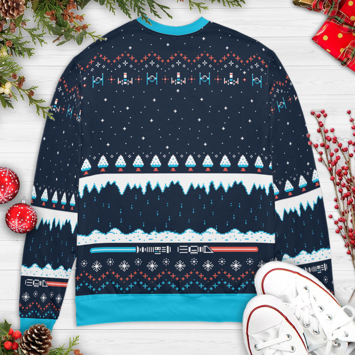 Winter Strikes Back Ugly Christmas Sweatshirt