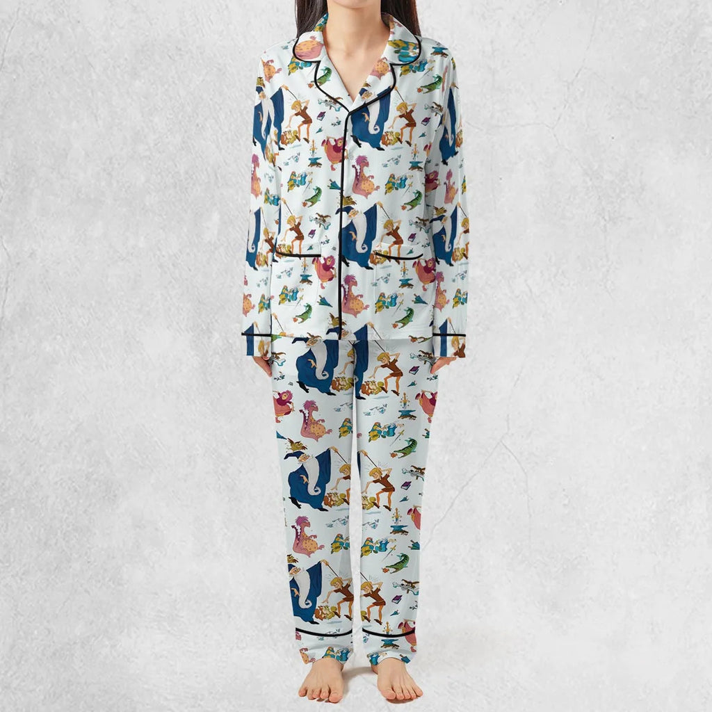 Sword in the Stone Pattern Pajamas Set