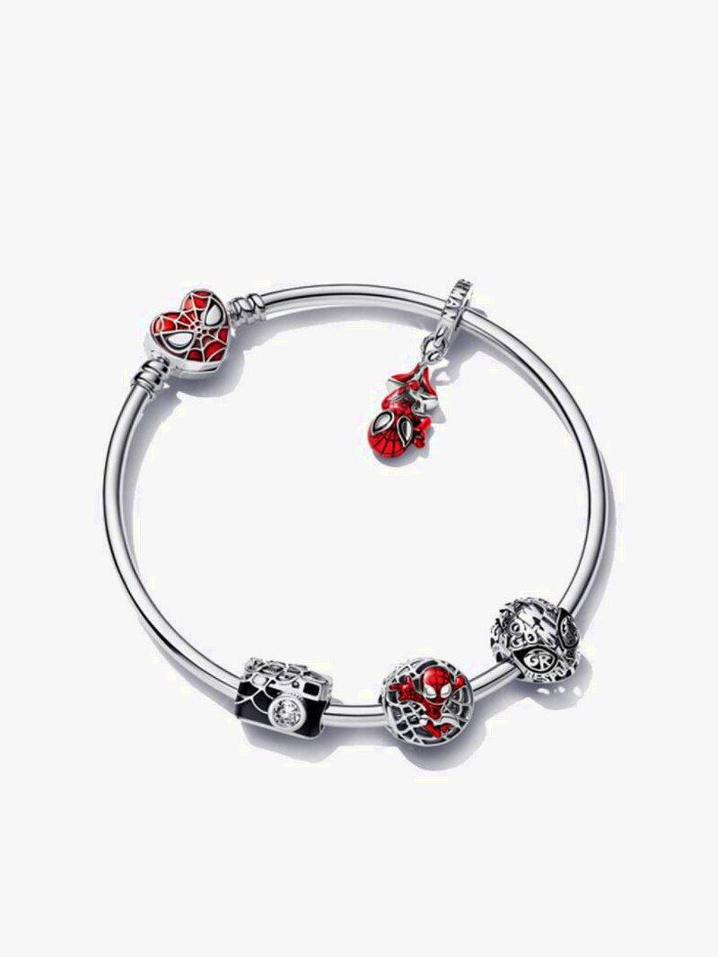Superhero Character Charm Bracelet Set