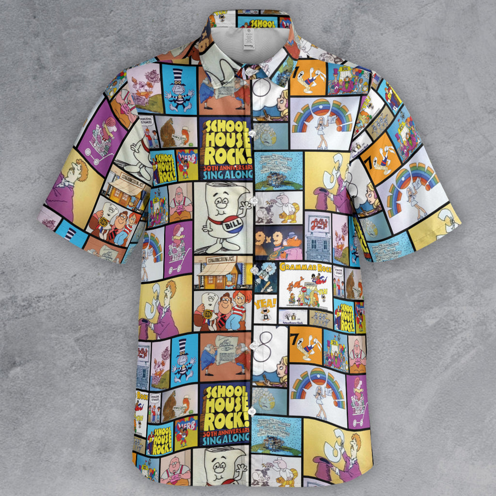 Schoolhouse Rock Retro Button Down Shirt