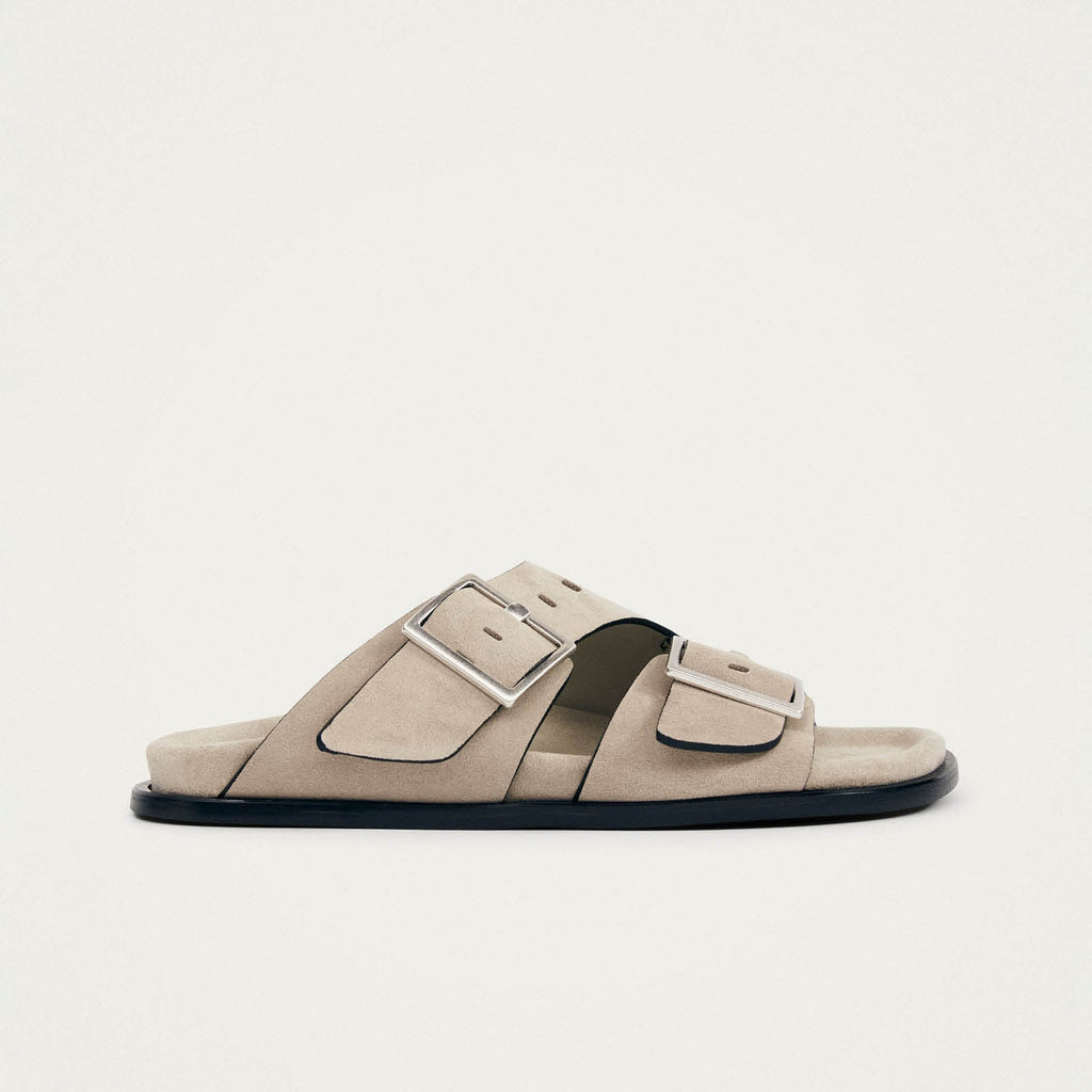 Alba Beige Leather Sandals – Chiro Moyo Women's Shoes