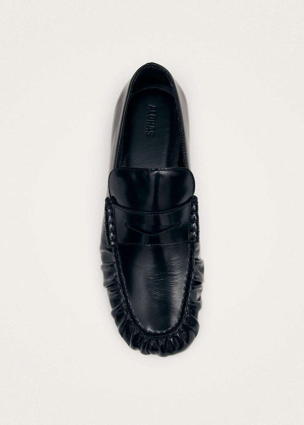 Aven Black Leather Loafers – Chiro Moyo Unisex Shoes